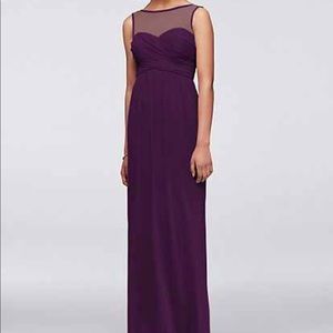 Plum bridesmaids dress